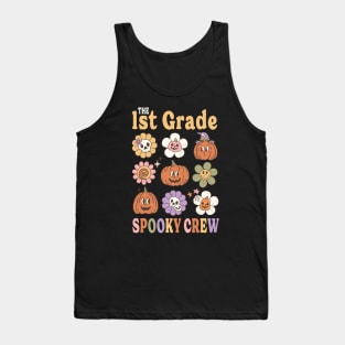The 1st Grade Spooky Crew - Cute Retro Halloween Shirt Tank Top